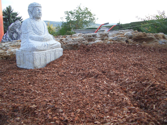 1,5m³ 1500l Rindenmulch / Rindenhumus fein 0/8mm im Big Bag versandkostenfrei geliefert