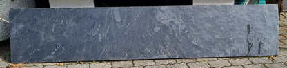 MILANO SCHIEFER, 2,50 X 0,50 M SICHTSCHUTZ ZAUN NATURSTEIN GARTEN